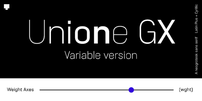 Download Unione GX Fonts Family From TOMO Fonts
