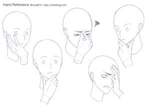 手のイラスト資料集 Hand Reference Hato King