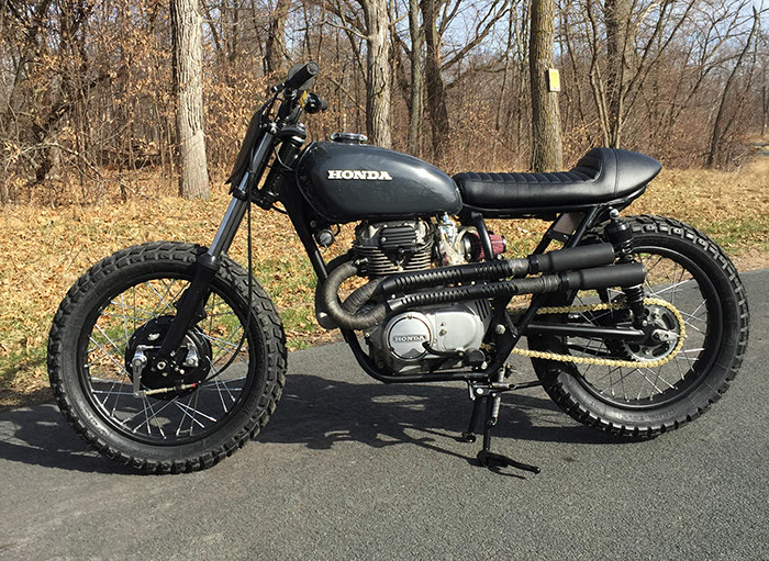 For sale :: 1975 Honda CL360 Tracker - The Bullitt