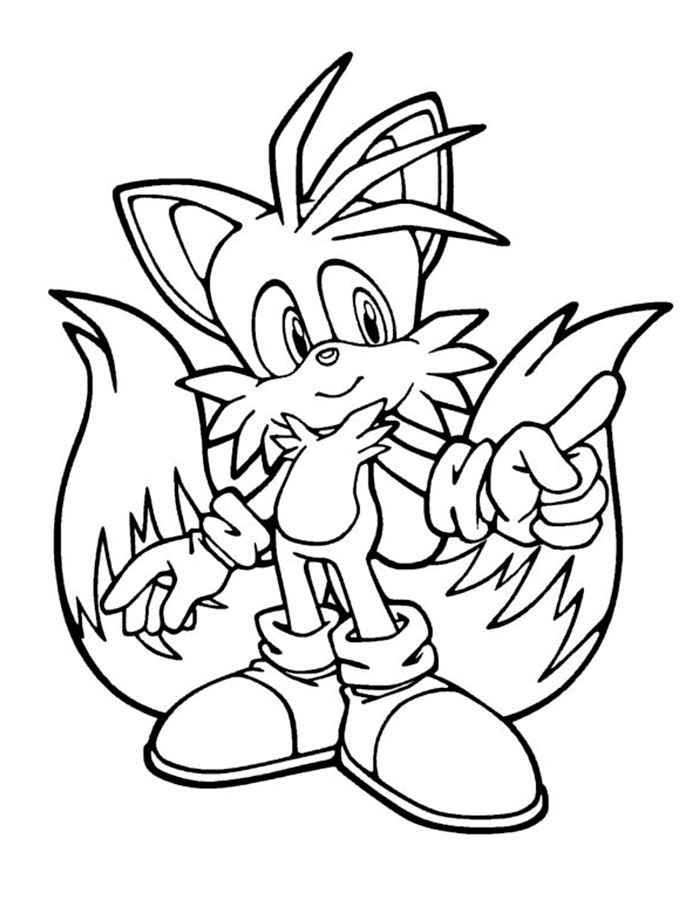 Free Sonic Coloring Pages to Print