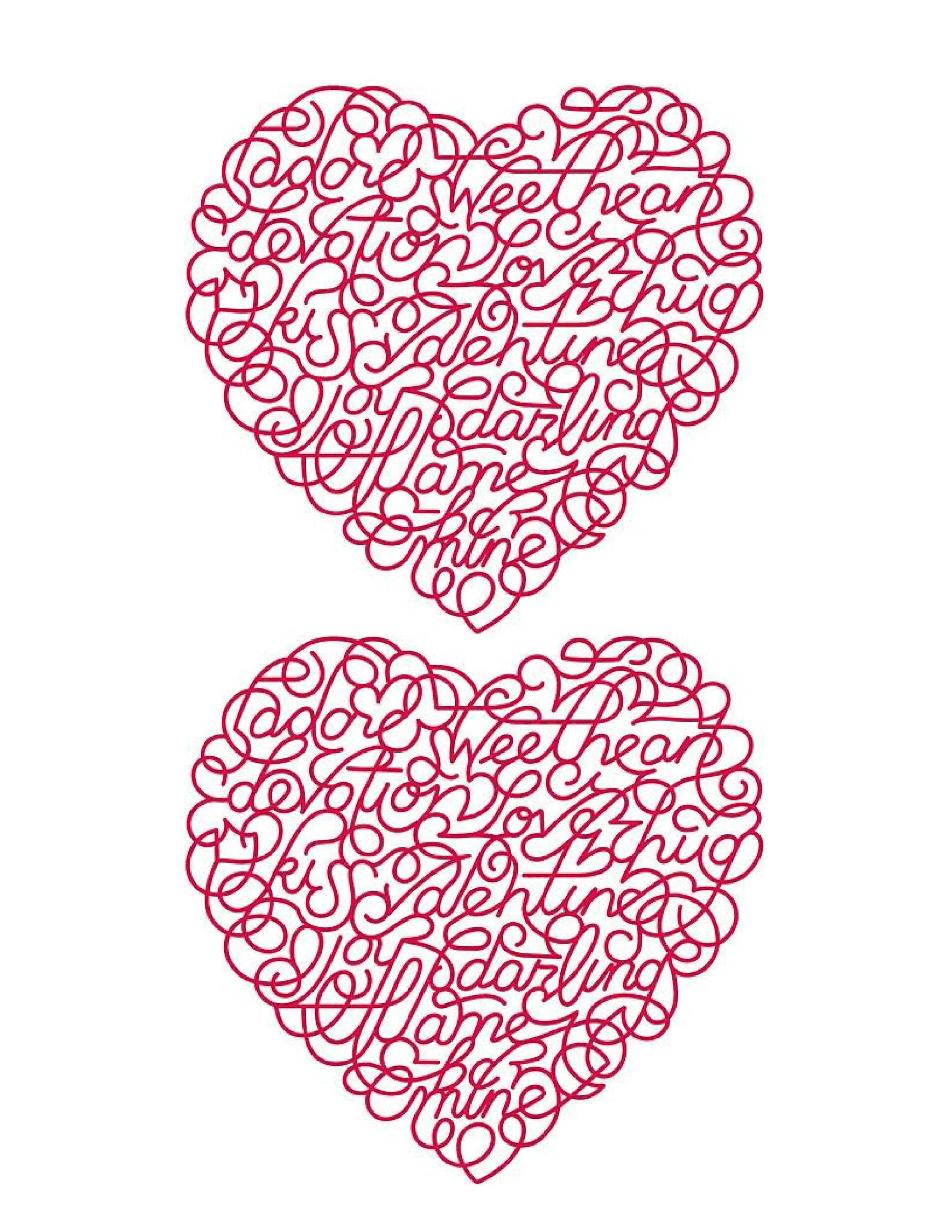 4 Inch Heart Template