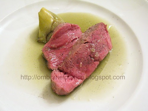 Filetto di manzo con carciofo arrostito e carbone nero di seppia-Pino Cuttaia-Ein Prosit 2009