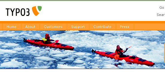 TYPO3 CMS - screen shot.