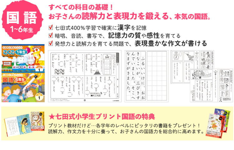 七田 しちだ 小学生プリント通販