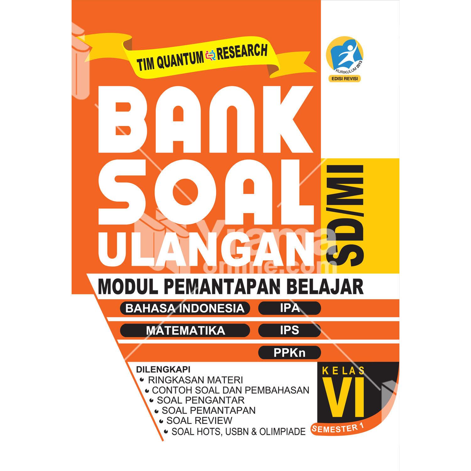 Bahasa Indonesia Smp Kumpulan Koleksi Pilihan Buku Bank Soal Ulangan Sd Mi Kelas Vi Semester 1