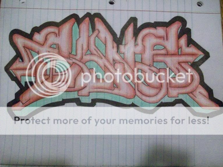 graffiti alphabet throwie