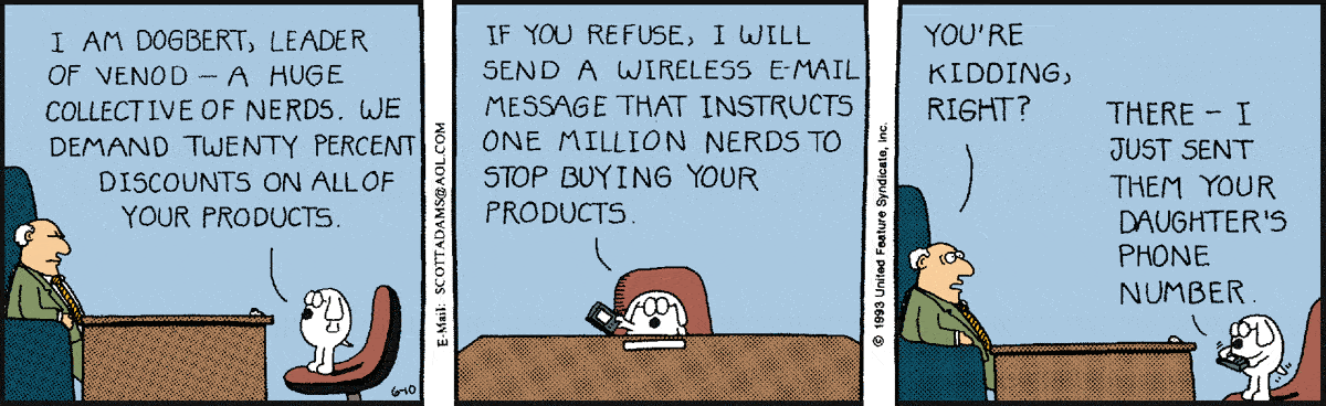 Дилберт 10 июня 1993 г.