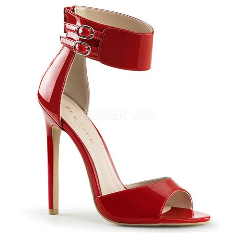 pleaser sexy  closed  open toe sandal