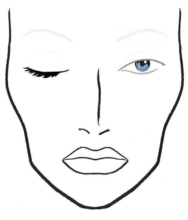 Blank Face Outline Free download on ClipArtMag