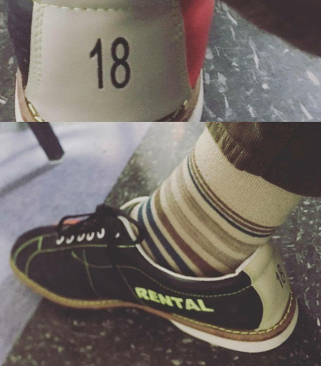 Went bowling with my brother today. He asks for the biggest size they have, and the counter guy's response was "I knew this day would come, we've been waiting for you."