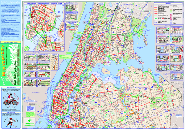 City Bike New York Map New York City Bike Map   NYC • mappery