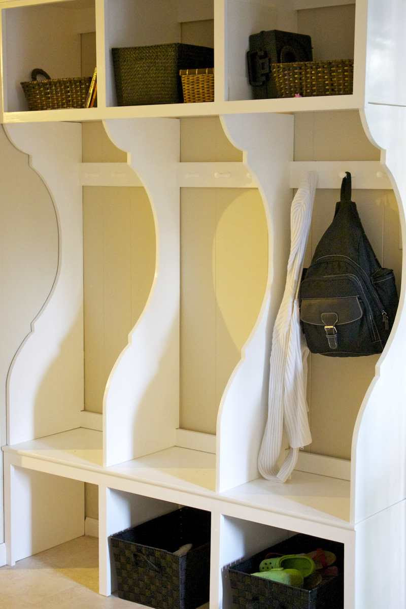 Ana White My Smiling Mudroom Wall - DIY Projects