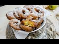 Beignets aux pommes enrobées de poudre de bouye (fruit du baobab)