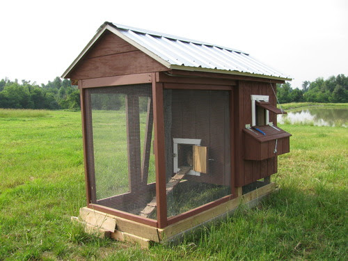 My chicken coop built from plans in Building Chicken Coops for Dummies