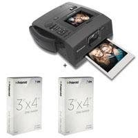 Polaroid Z340 Instant Digital Camera with ZINK Printing Technology - Bundle - with Polaroid 3x4 inch Zink Photo Paper 60 Sheets