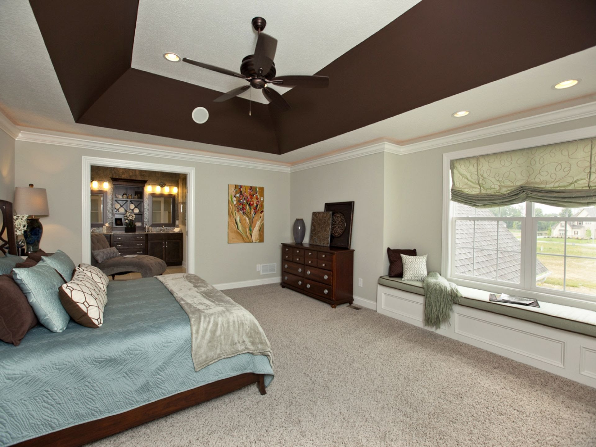 15 Best Trey Ceiling Ideas - Overhead Interiors | Ann Inspired