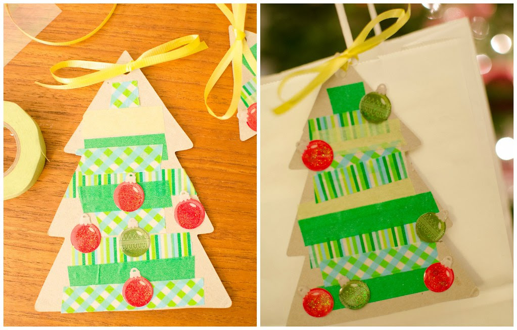 kids christmas tree tag Collage