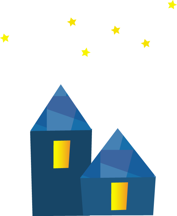 ポップな家のイラスト 無料イラスト フリー素材