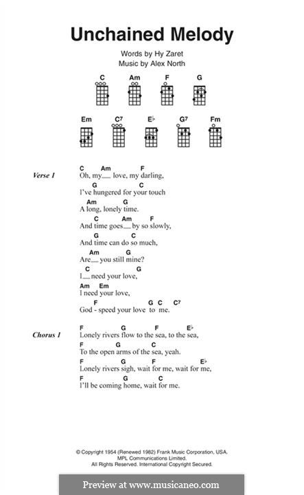 everly brothers unchained melody lyrics - Unchained Melody is a 1955 song with music by Alex North and lyrics by Hy Zaret