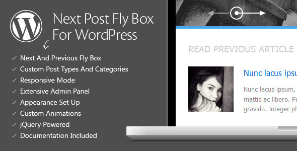 Next Post Fly Box For WordPress - CodeCanyon Item for Sale