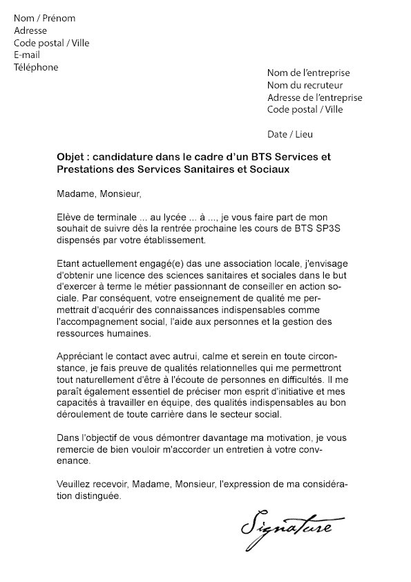 Lettre de motivation bts services comptabilité et gestion laboite