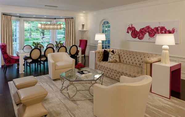 Colors Of Nature: Contemporary Interiors With A Dash Of Fuchsia ...