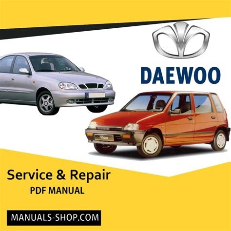 PDF Daewoo Nubira Car Workshop Service Manual