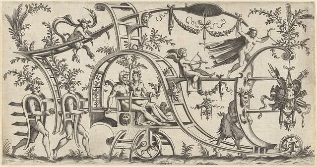 De wagen wordt getrokken door...1550