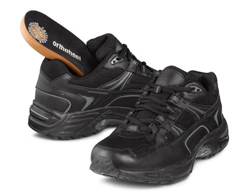 The best insoles for plantar fasciitis help relieve pain and prevent recurrence without breaking the bank. orthaheel-walker-shoe-black.jpg