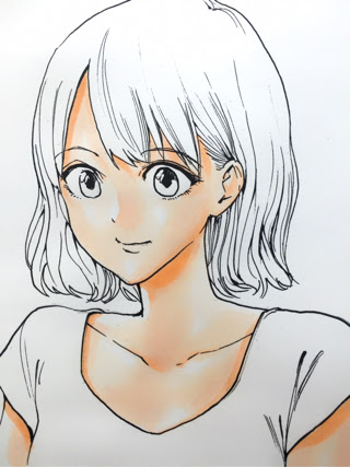 コピック超初心者は見て コピックの塗り方メイキング イラストレーターの 肌色の塗り方 上達する練習法はコレ 画力ゼロからはじめるイラスト漫画生活
