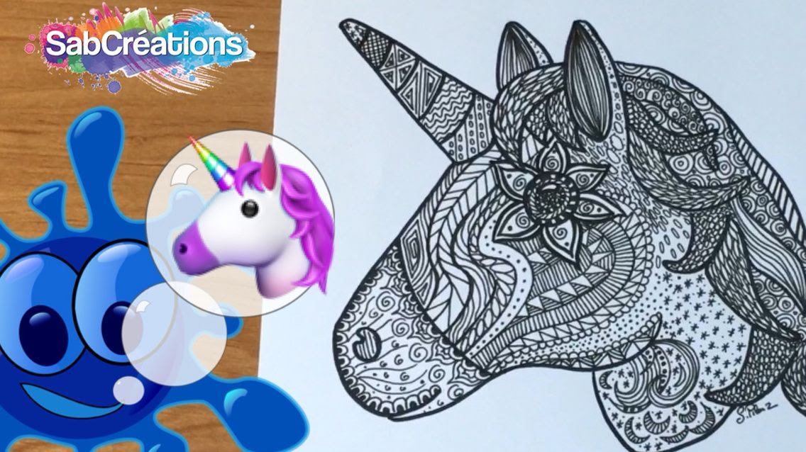 Dessin Meditatif Comment Dessiner Une Licorne