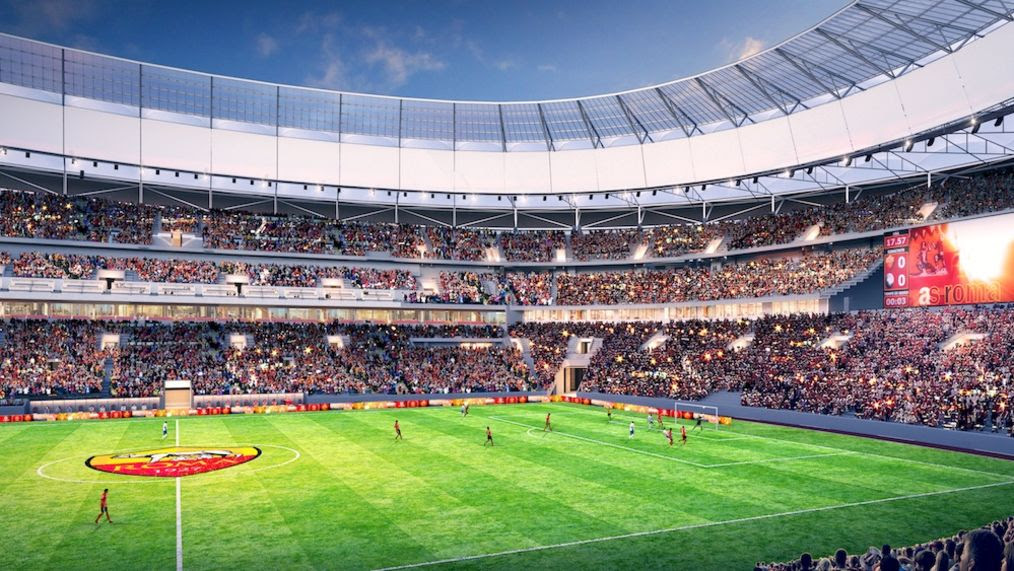 Design: Stadio della Roma - StadiumDB.com