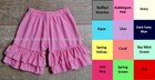 Smocked A Lot Girls Double Ruffle Cotton Shorties Shorts sizes dress MJ Icing