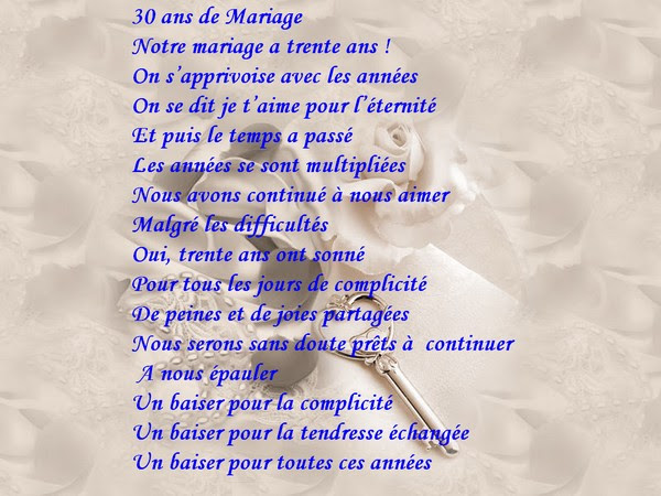 Poeme 70 Ans De Mariage
