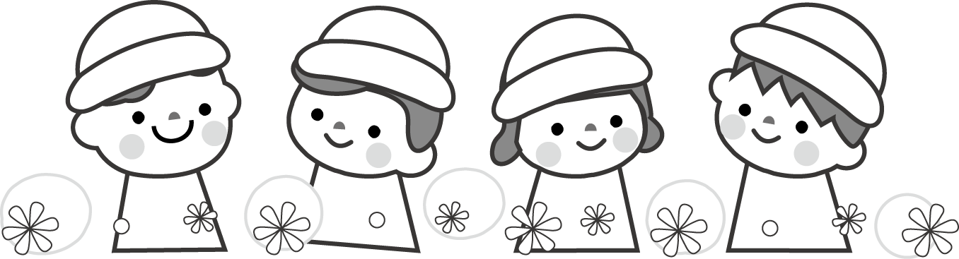 ラインとこどものイラスト 無料のイラスト