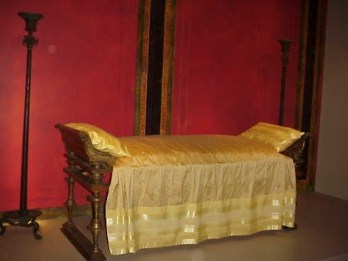 Roman Dining Couch (lectus) made of wood with bronze adornments 1st century BCE - Original
