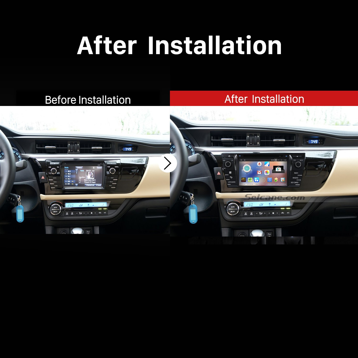 How To Upgrade A 2013 2014 Toyota Corolla Stereo Sound System With Touch Screen Radio Speakers Car Stereo Faqs
