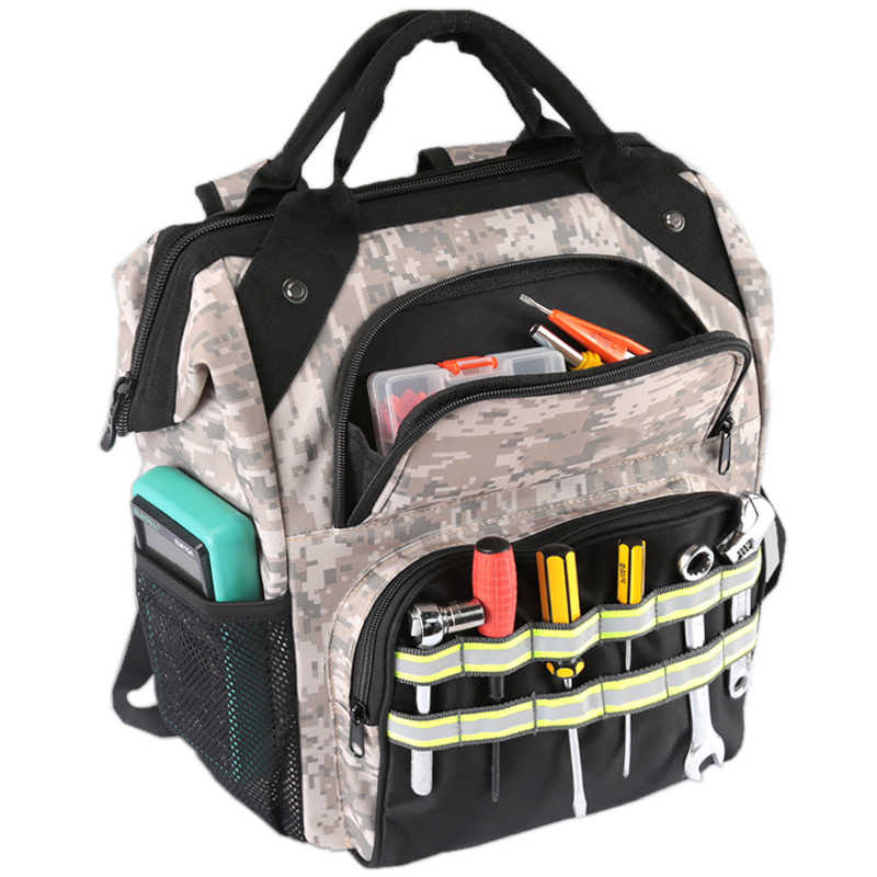 Tool Backpack Electrician Repair Storage Organizer Bag Large Capacity Waterproof Tool Bag Multifunction Knapsack Tool Bags Aliexpress
