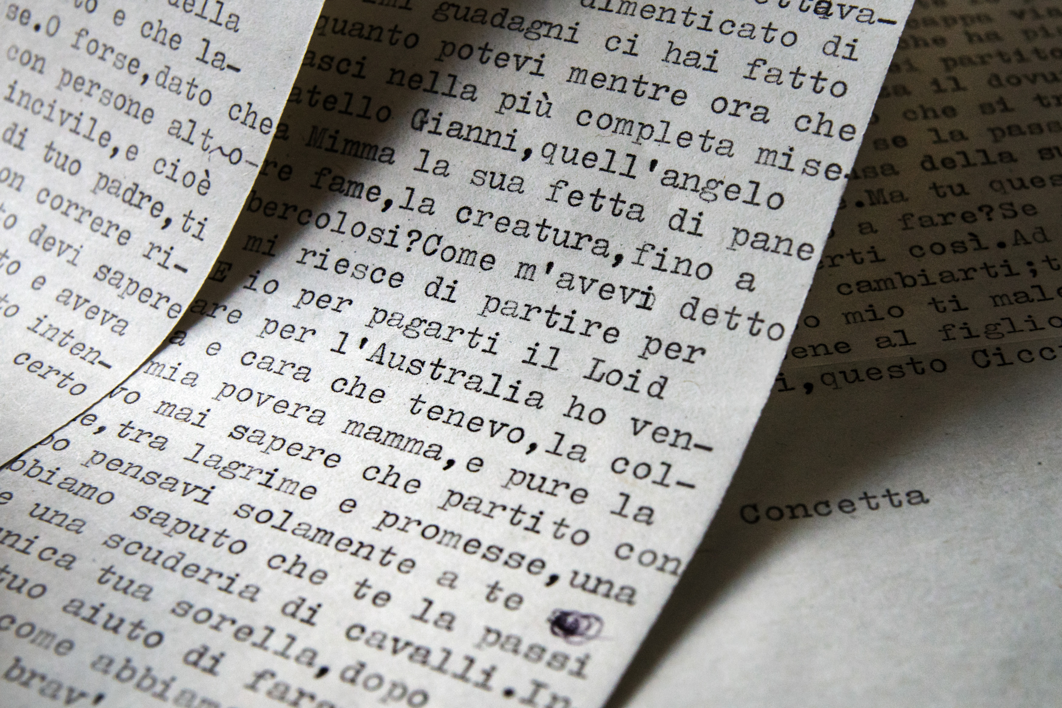 Una madre abbandonata | Italiani all'estero - I Diari Raccontano