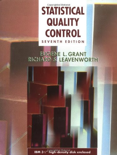 Statistical Quality Control (McGraw-Hill Series in Industrial Engineering and Management), by Eugene Grant, Richard Leavenworth