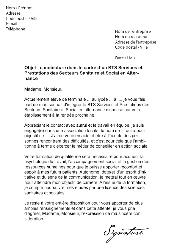 Exemple cv bts sp3s - CV Anonyme