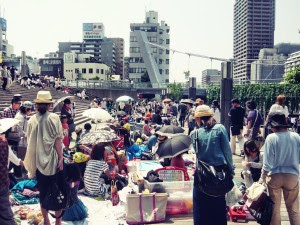 湊町リバープレイスフリーマーケット 日本フリーマーケット協会