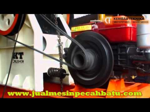 Video Mesin Pemecah Batu Type Conveyor
