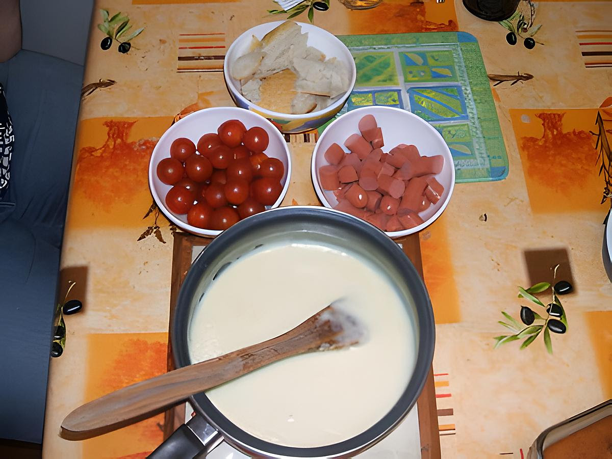 Fondue savoyarde accompagnement