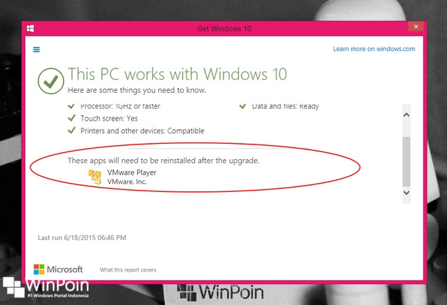 Inilah Cara Mudah Mengetahui Software / Apps Apa Saja yang Bermasalah Setelah Upgrade Windows 10