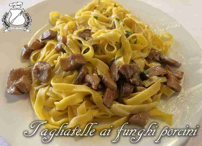Tagliatelle ai funghi porcini