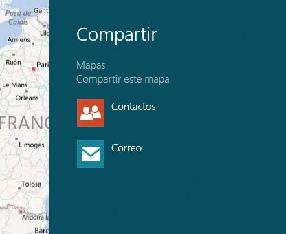 Windows 8 Compartir