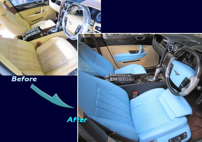 車の内装 シートやダッシュボードの塗装 横浜 キャリン
