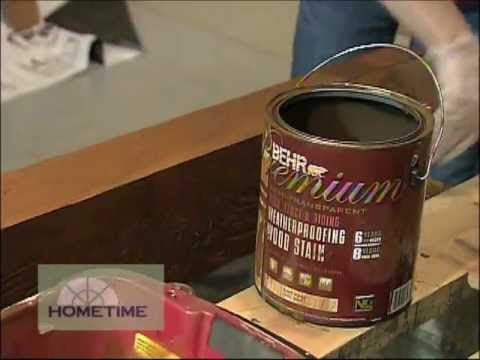 Using Semi-Transparent Stain on Western Red Cedar - YouTube