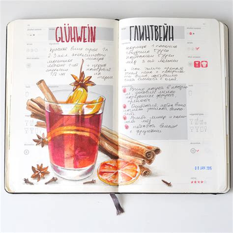 recipe journal  behance